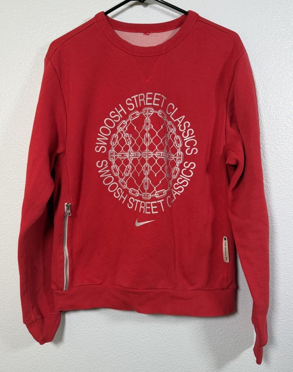 Nike Standard Issue Dri-FIT Basketball Crew-Neck Sweatshirt Small Y2K